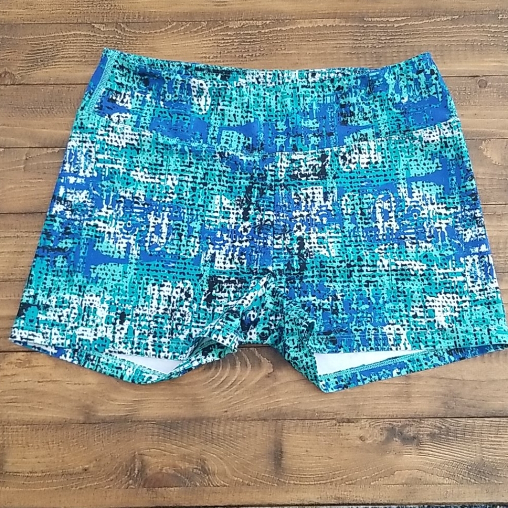 Marika Pattern Athletic Shorts - image 1